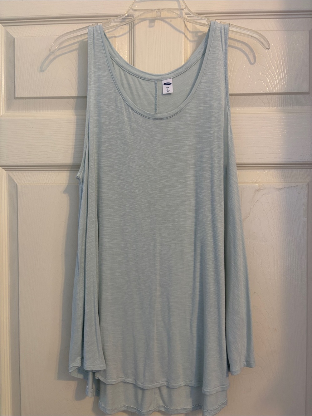 Light Blue Scoop Neck Tank Top - Unknown Brand